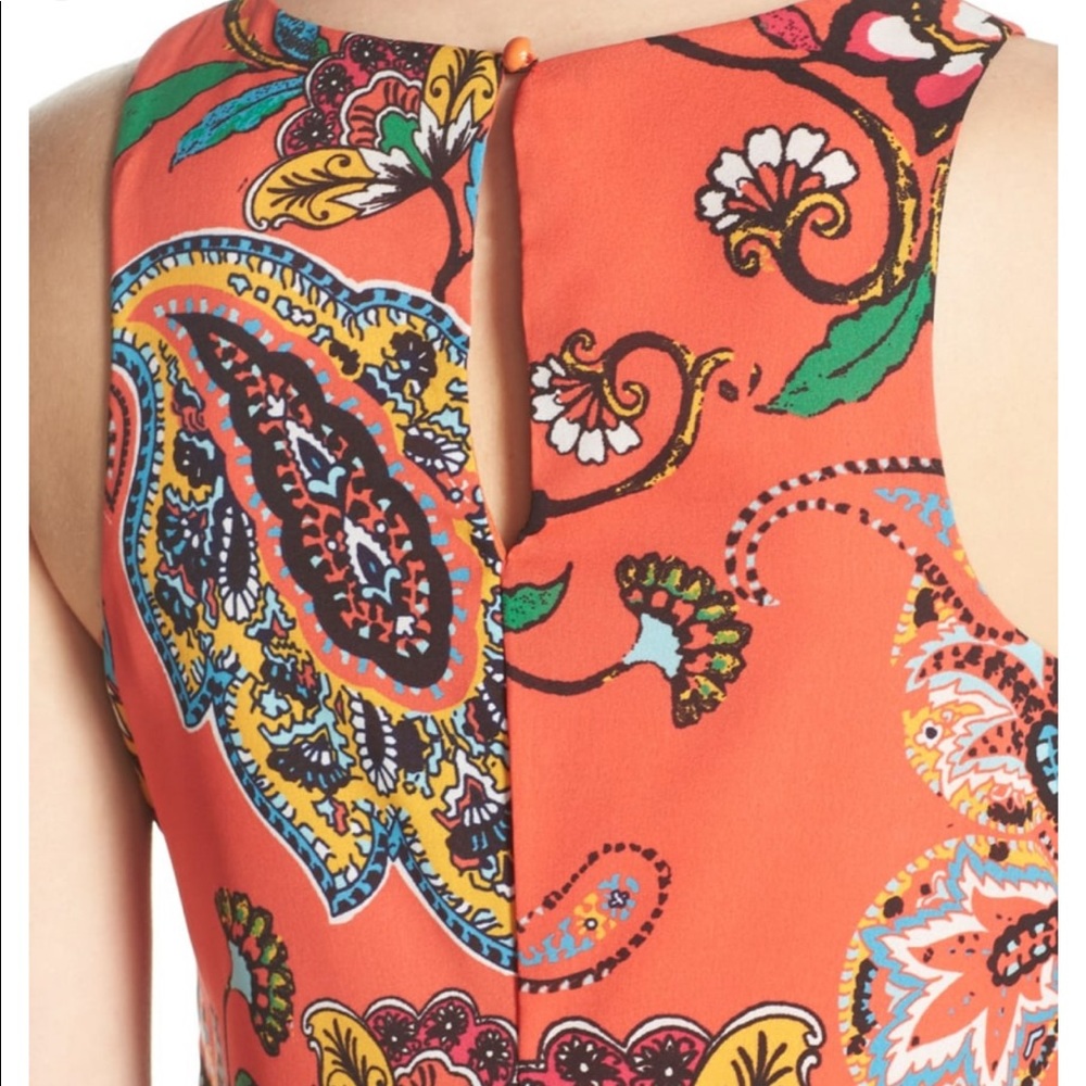 KUT from the kloth orange paisley print dress - Picture 2 of 8